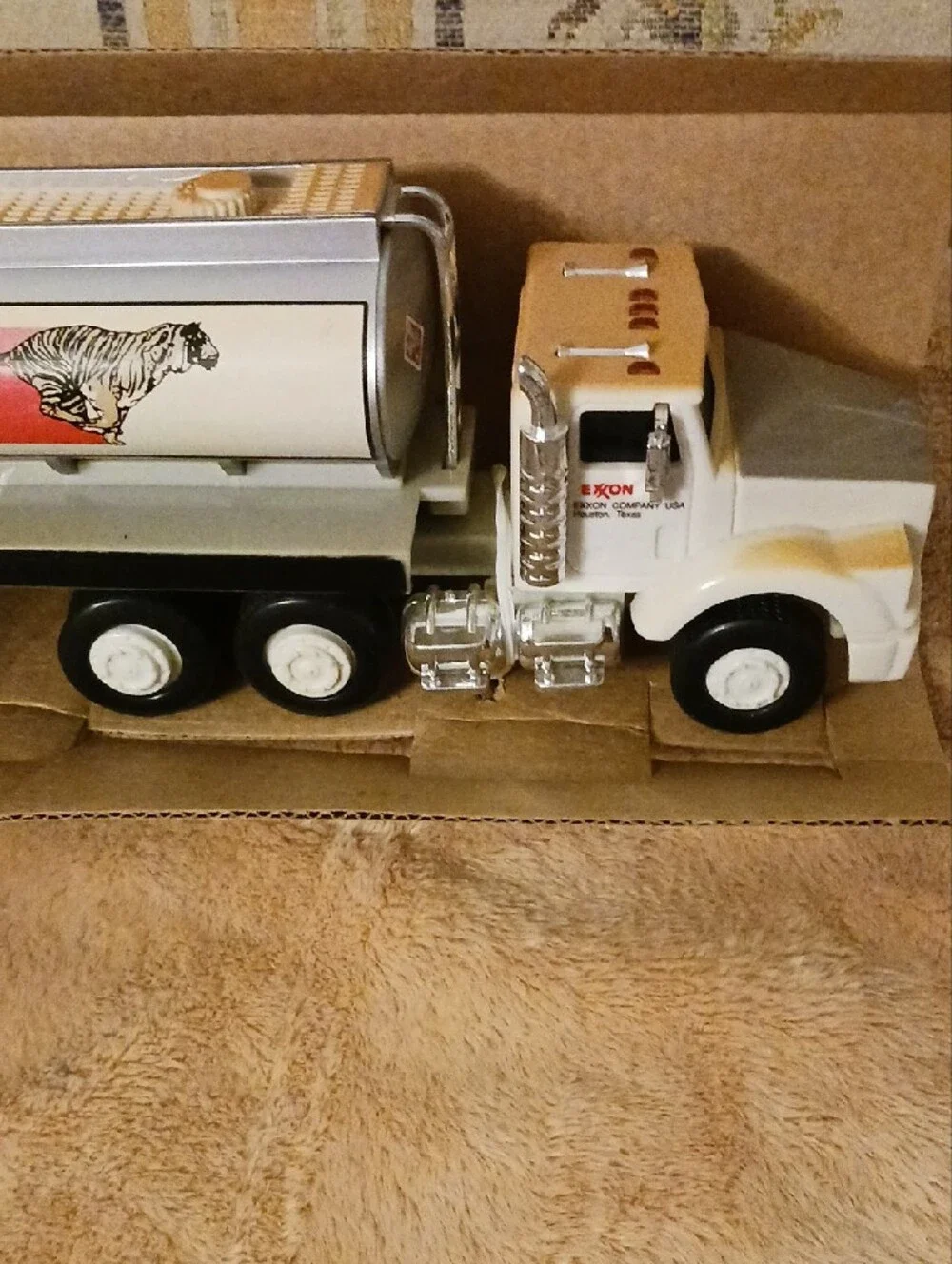 Red & Silver Toy Tanker Truck - Rely on the Tiger